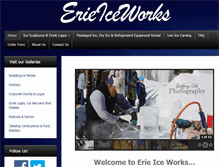 Tablet Screenshot of erieiceworks.com